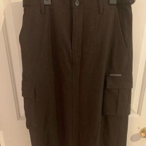 DKNY Wool Cargo Skirt